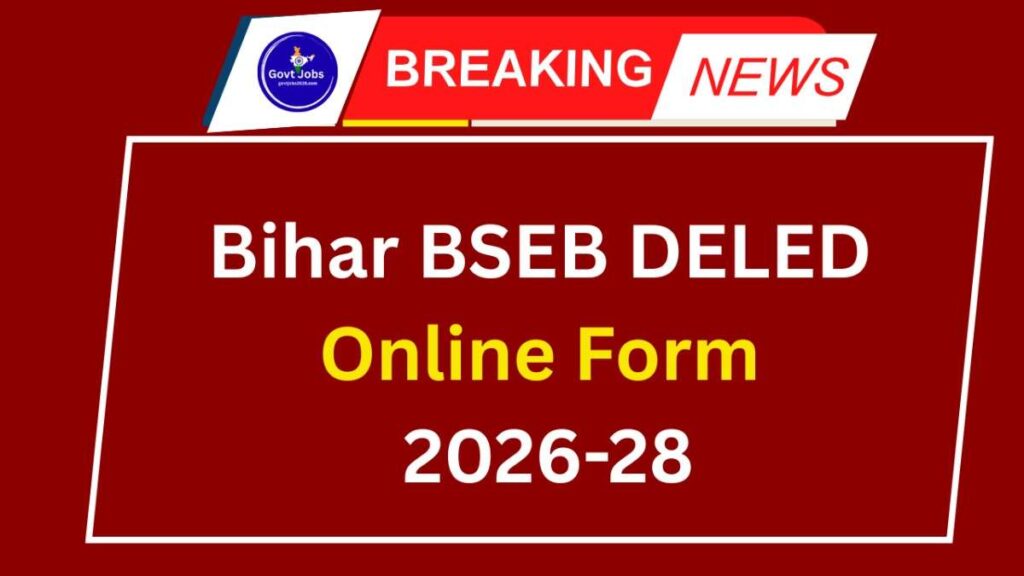 Bihar BSEB DELED Online Form 2026-28