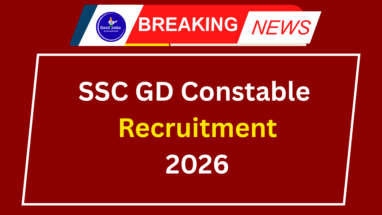 SSC GD Constable Recruitment 2026 Vacancy Details