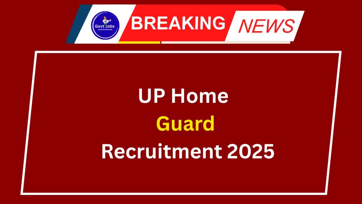 UP Home Guard Recruitment 2025