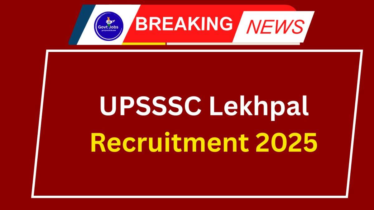 UPSSSC Lekhpal Recruitment 2025