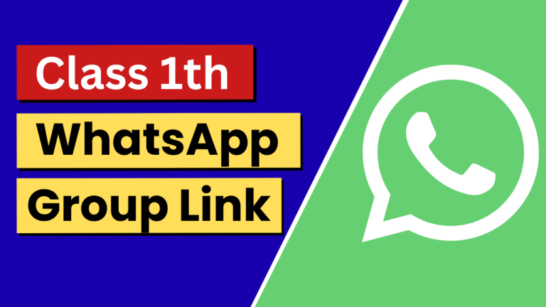 1000+ Class 1 WhatsApp Group Link