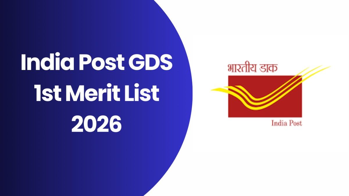 India Post GDS 1st Merit List 2026
