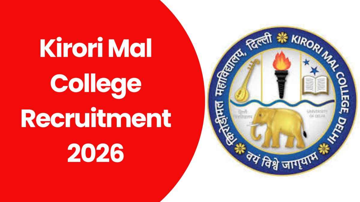 Kirori Mal College Recruitment 2026