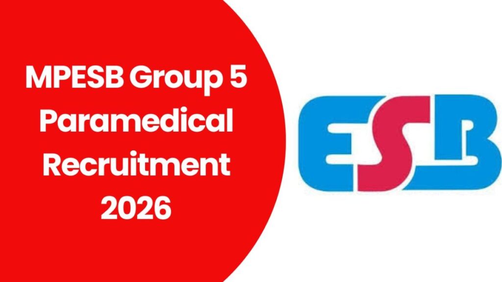 MPESB Group 5 Paramedical Recruitment 2026