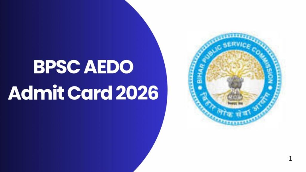 BPSC AEDO Admit Card 2026