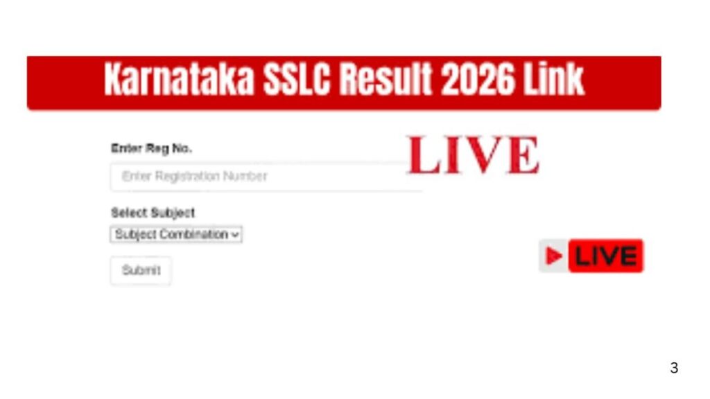 Karnataka Board 10th Result 2026