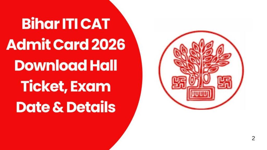 Bihar ITI CAT Admit Card 2026