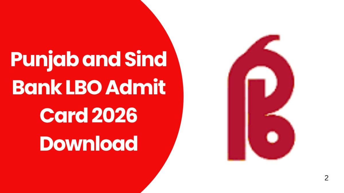 Punjab and Sind Bank LBO Admit Card 2026