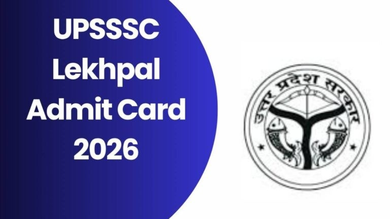 UPSSSC Lekhpal Admit Card 2026